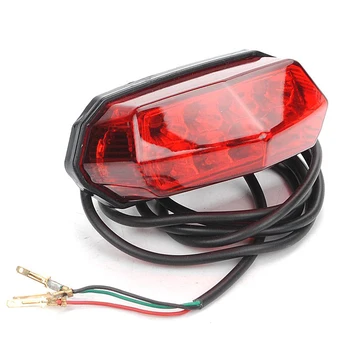 

Accessories Brake Light Motorcycle Electric Universal Red Taillight 36V-60V