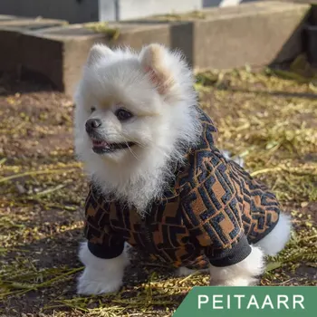 

[PEITAARR]Pet Supplies Pet Clothing Dog Clothes Brand-name Clothes Famous Brand Cotton Clothes Coat Keep Warm Autumn Winter