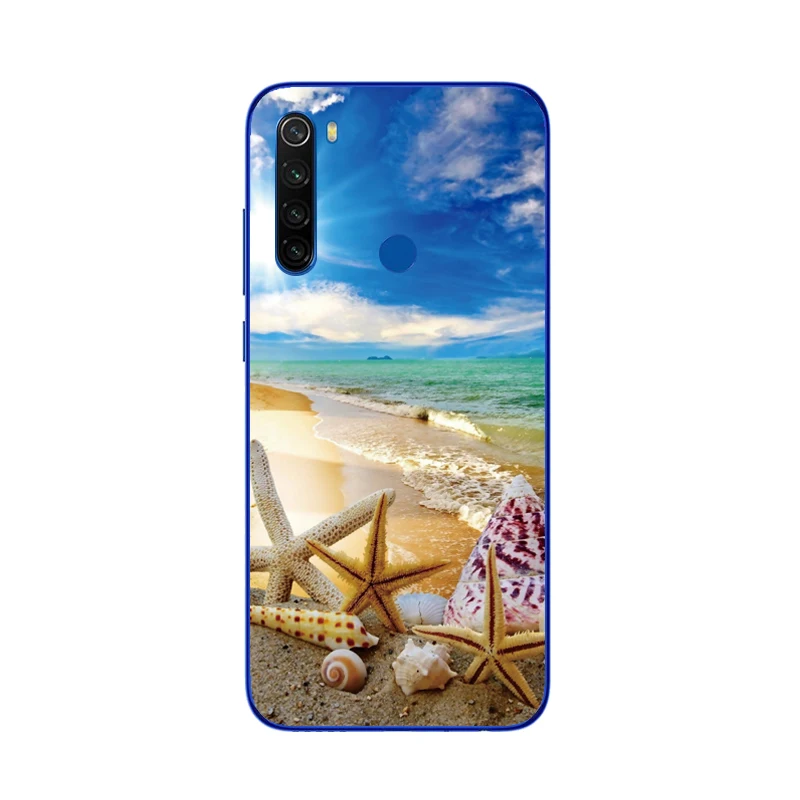 leather case for xiaomi For Xiaomi Redmi note 8 Case Silicone Painting Soft TPU phone cover For Xiaomi Redmi note 8t 6.3' note 8 pro Fundas Coque bumper best phone cases for xiaomi