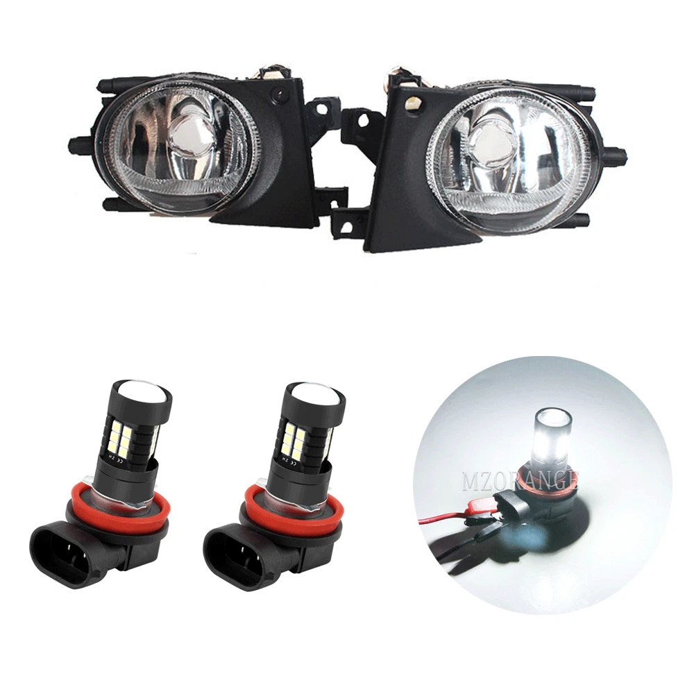 Światła przeciwmgielne LED do BMW e39 1999-2004 reflektor dla e39 halogenowe światła przeciwmgielne światła przeciwmgielne przednie zderzak samochodowy akcesoria części body kit