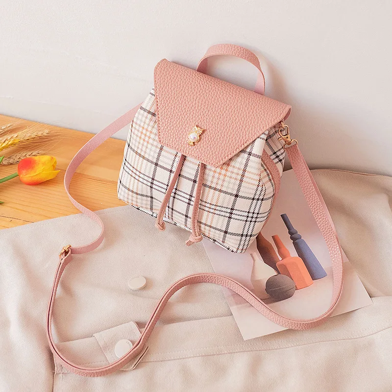 

Sheng chuang Beauty WOMEN'S Bag 2019 Winter New Style Multi-functional Mini Drawstring Backpack Vigorous Versatile Oblique Handb