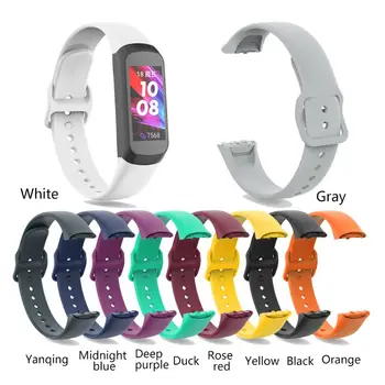 

Replacement Soft TPU Watch Band Quick Release Wrist Strap for Samsung Galaxy Fit SM-R370 Smart Watch