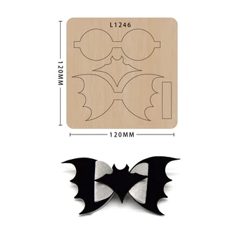 

Bowknot knife mold molds,wooden mold die-cutting scrapbooking making decorative items,suitable for big shot machines