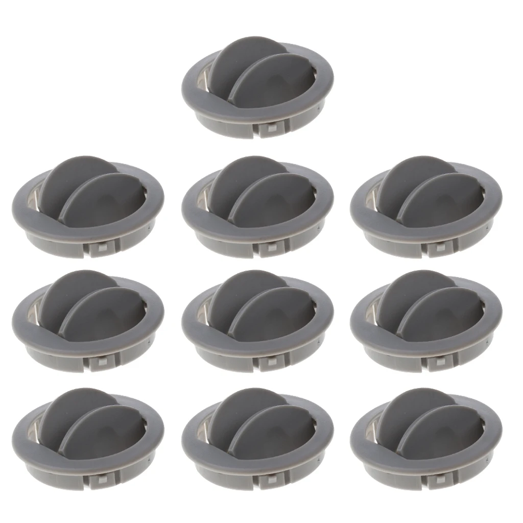 10x Car RV ATV Interior Round Ceiling A/C Vent Air Outlet Rotating Open Close Universal Camper Trailer Auto Air Ventilation 10x Car RV ATV Interior Round Ceiling A/C Vent Air Outlet Rotating Open Close Universal Camper Trailer Auto Air Ventilation