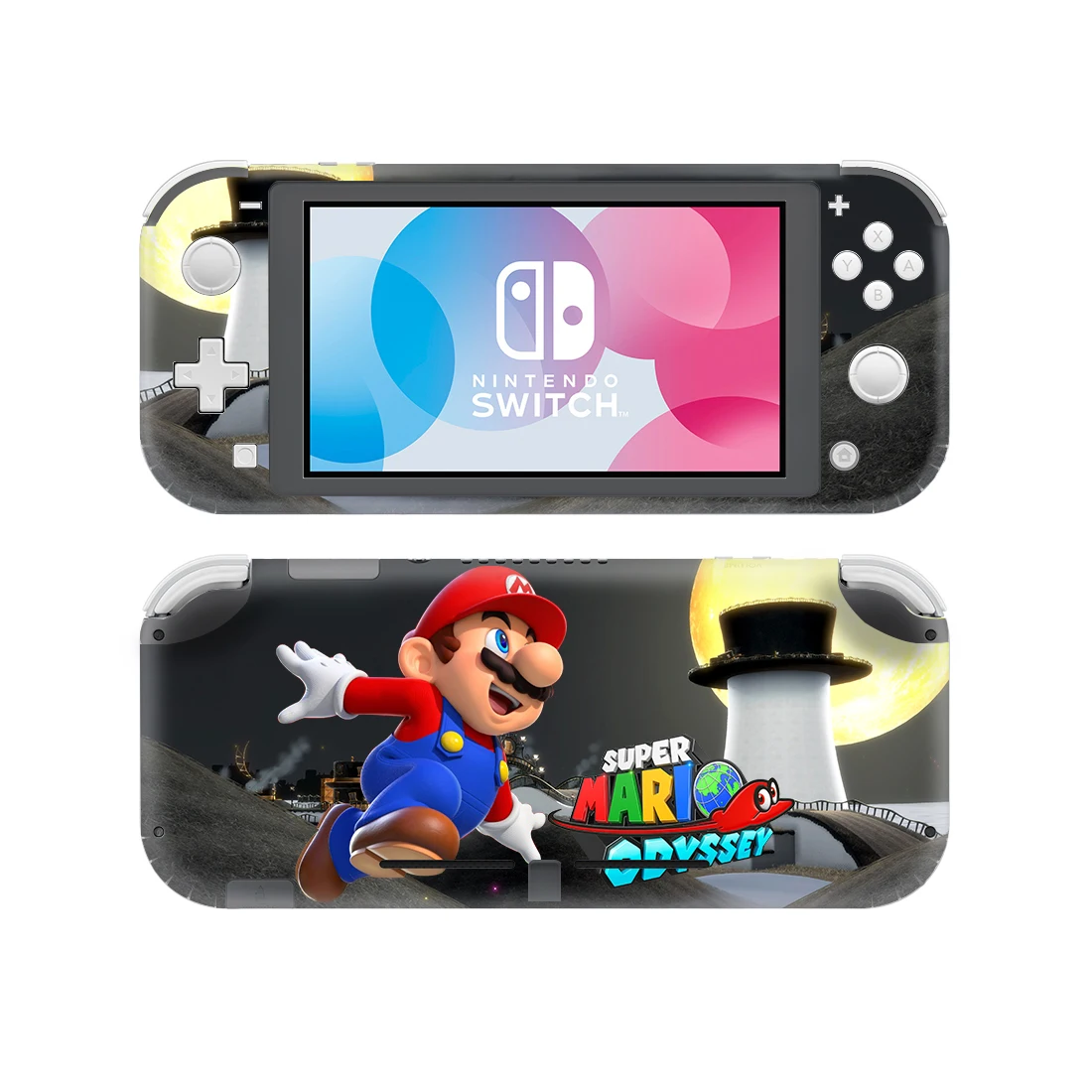 

Super Mario Odyssey Skin Sticker Decal For Nintendo Switch Lite Console and Controller Switch Lite Protector Skin Sticker Vinyl