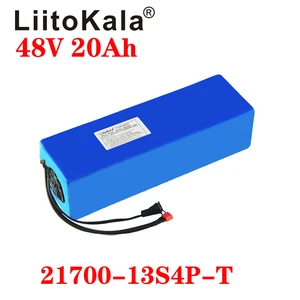 Image 5 - LiitoKala بطارية دراجة كهربائية ، بطارية أصلية للدراجة الكهربائية ، 48 فولت ، 20 أمبير ، 1000 واط ، XT60