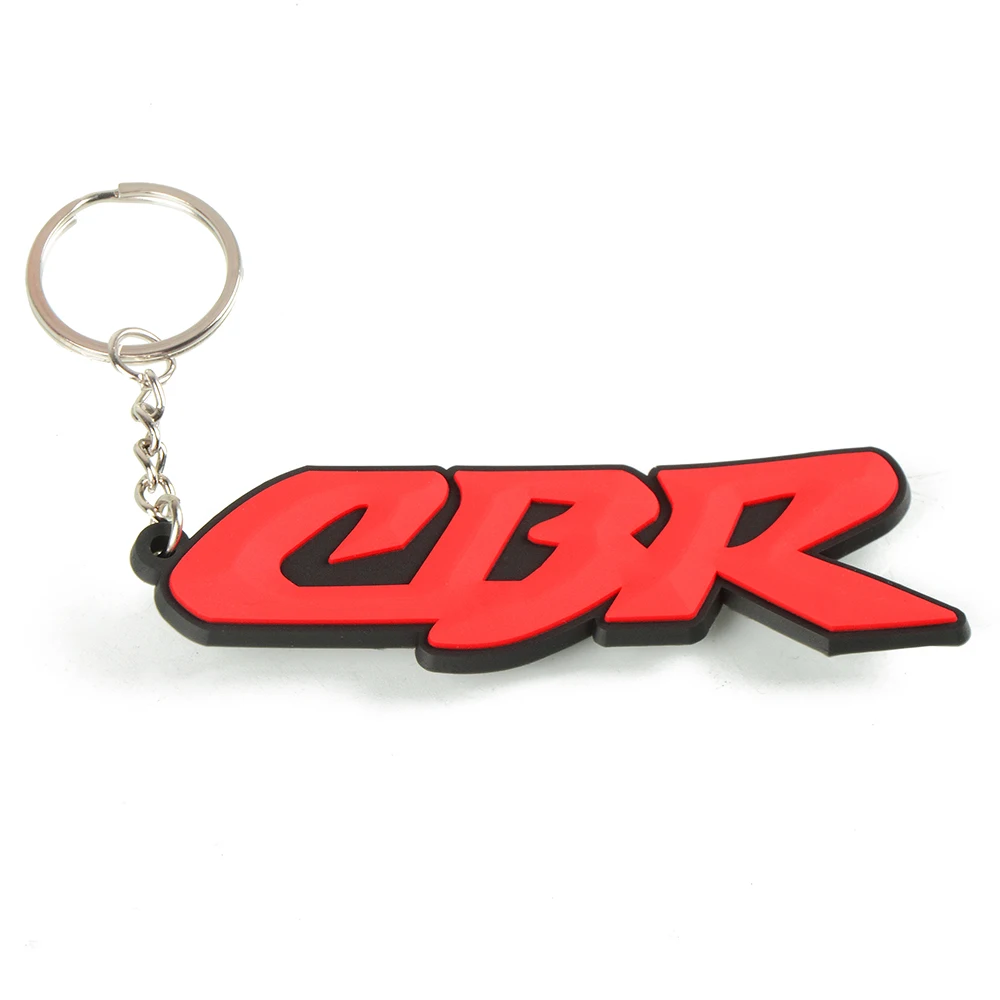 

Motorcycle Accessories 3D Keychain Keyring key chain Rubber Keychain For Honda CBR 600 RR CBR 1000RR 400R 250R 300R CBR 650F