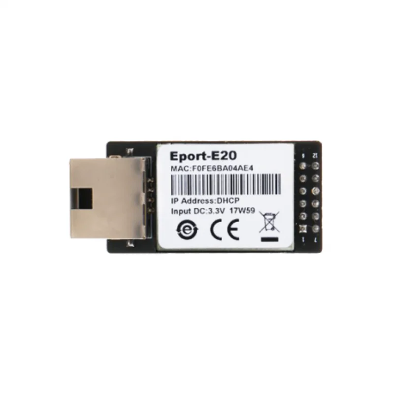 Eport E20 CE RTOS сетевой порт сервера TTL серийный к Ethernet встроенный модуль DHCP 3 V TCP IP Telnet