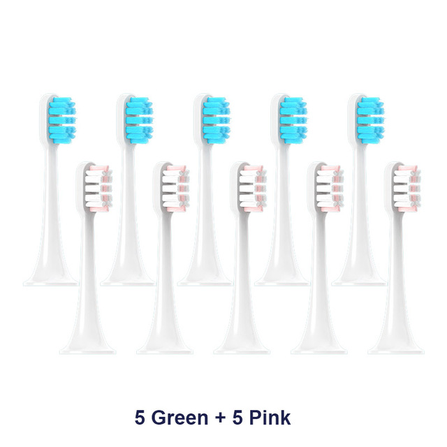 Brush Heads For xiaomi Mijia T300/T500/T700 Sonic Electric Toothbrush Soft Bristle  Nozzles with Caps Sealed Package