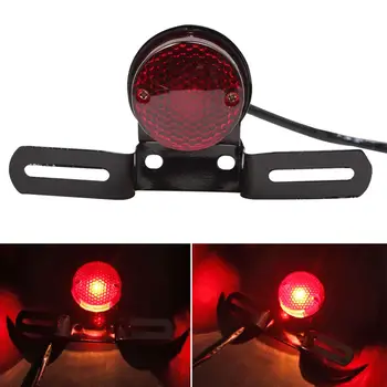 

2V 40cm ABS Motorcycle Rear license Plate Brake Tail Light For Chopper Custom Bobber Cafe Racer 883