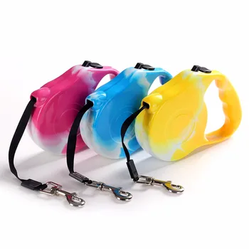 

Durable Retractable Leash For Small Medium Dogs Printed Automatic Extending Dog Leashes Nylon Puppy Pet Walking Running Leads