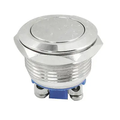 

AC 250V 3A 2 Pins Momentary SPST Flat Push Button Pushbutton Switch