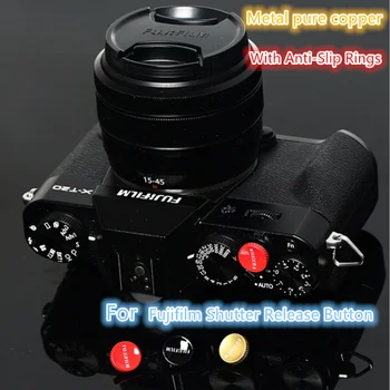 

Metal Camera Shutter Release Button Gold Black Red pure copper for Fujifilm XT3 XT30 XT20 Leica M series micro SLR camera