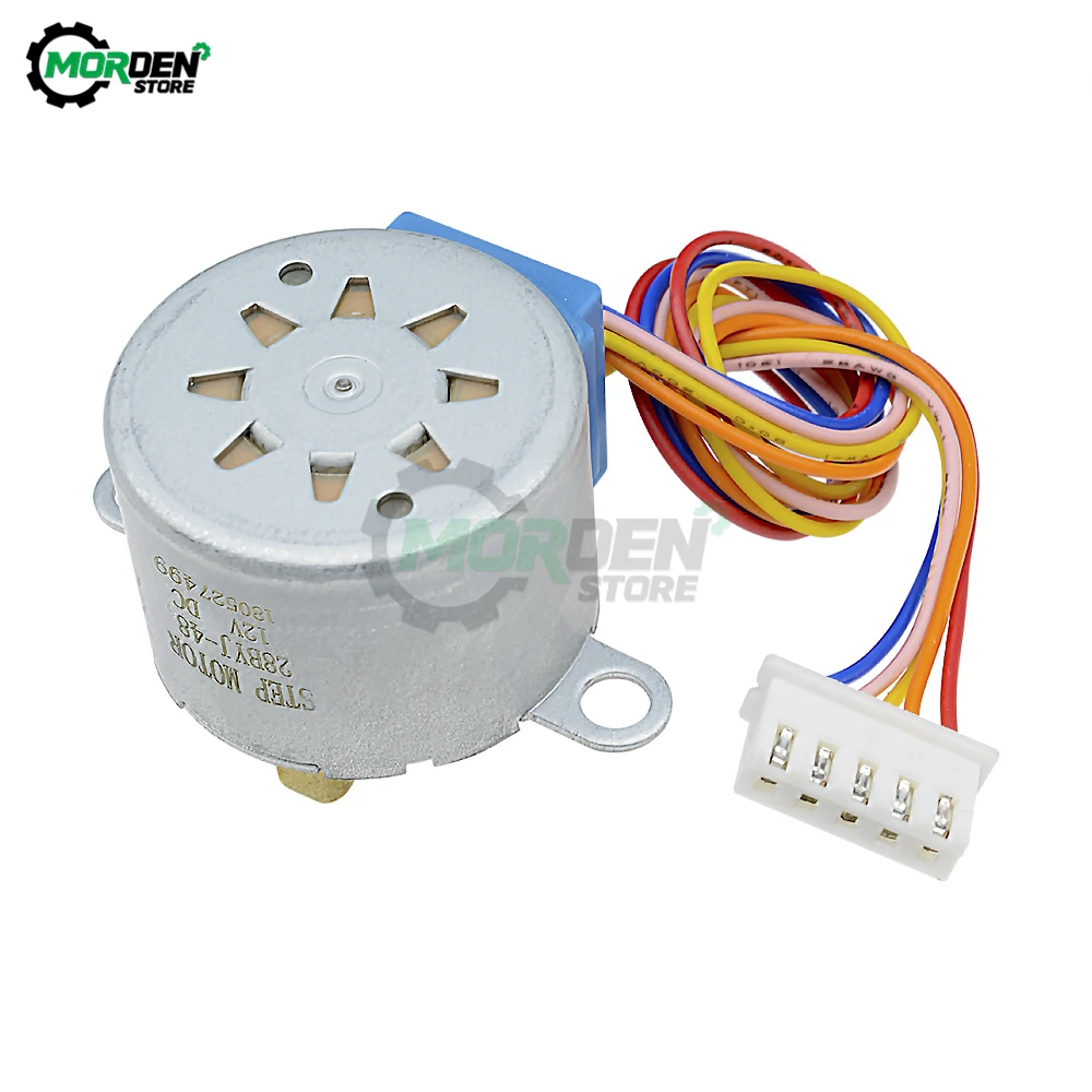 28BYJ-48 5V 12V Reduction Gear Stepper Motor + L298N DC Stepper Motor Driver Controller 4 Phase Step for Arduino