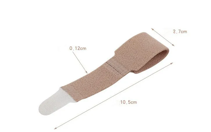 1Pc New Fabric Toe Finger Straightener Hammer Toe Hallux Valgus Corrector Bandage Toe Separator Splint Wrap Foot Stretcher Healt