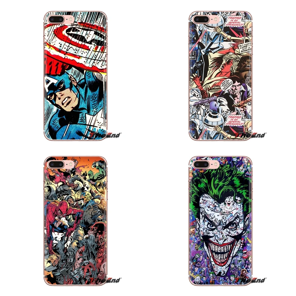 Vintage Comic wallpaper Soft Transparent Shell Case For Oneplus 3T 5T 6T Nokia 2 3 5 6 8 9 230 3310 2.1 3.1 5.1 7 Plus 2017 2018 |
