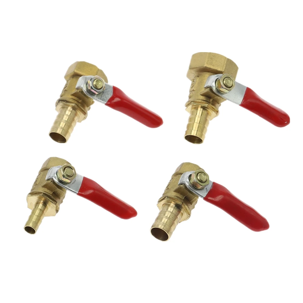 Connector-Joint Pipe-Fitting Barbed-Ball-Valve Brass Copper Adapter Hose Female Coupler