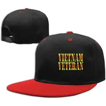 Желтый вьетнамский ветеранский флаг унисекс контрастного цвета хип-хоп бейсболка