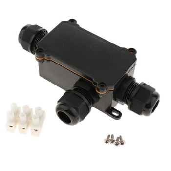 

Waterproof Plastic Junction Box - Electric Project Enclosure for Outdoor/ Indoor Universal Electrical Projects