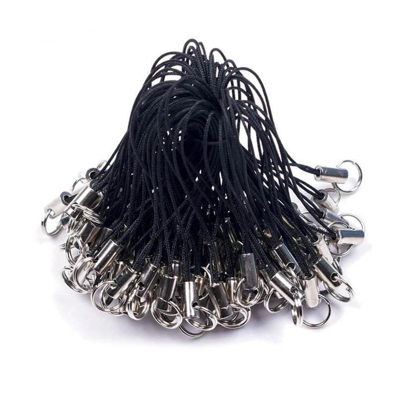 20 шт./лот нитка шнур кольцо для ключей DIY сумка кольцо для ключей ...