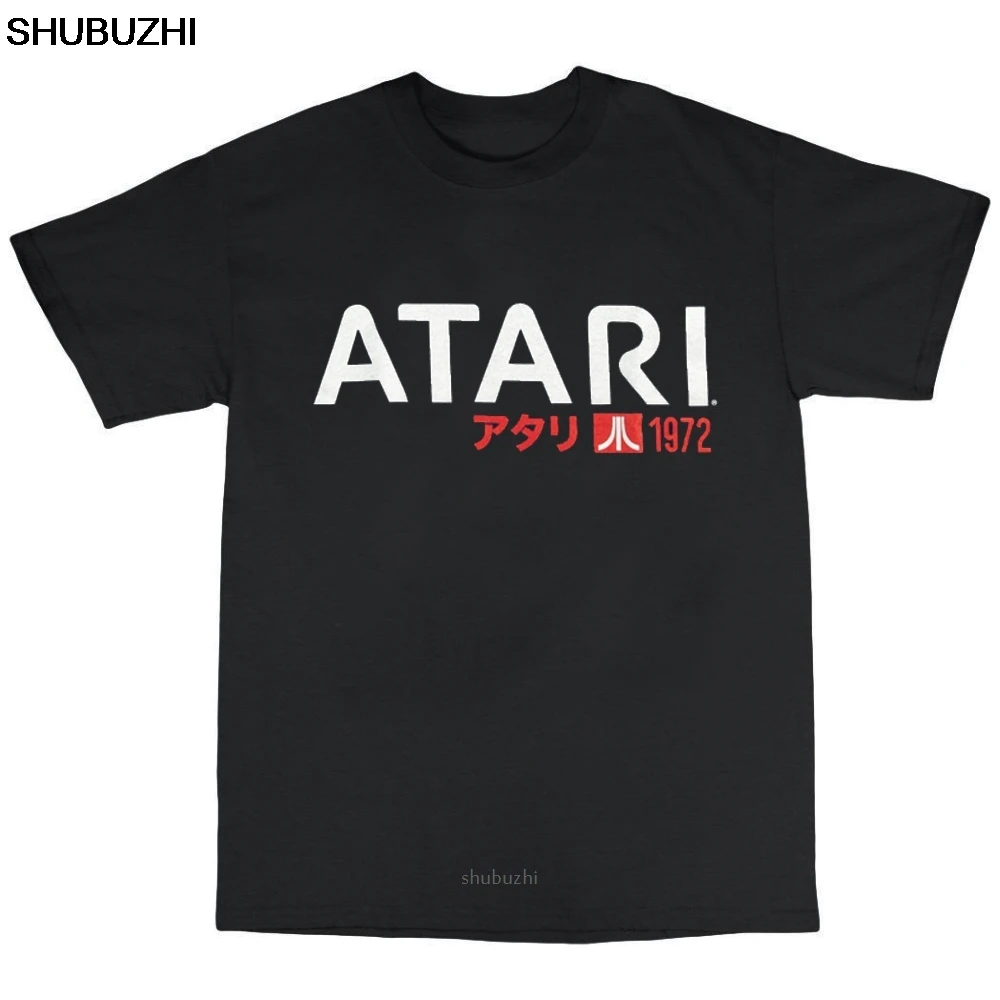 Забавная Мужская футболка, новинка, футболка Atari 1972, футболка kanji, хлопковая Мужская футболка, s, большой размер, 4XL, 5XL, sbz8137