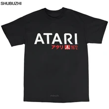 Забавная Мужская футболка, новинка, футболка Atari 1972, футболка kanji, хлопковая Мужская футболка, s, большой размер, 4XL, 5XL, sbz8137