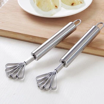 

Creative Stainless Steel Shredded Coconut Knife Household Coconut Grater Fish Scale Planed Meat Scraper Kitchen Supplies