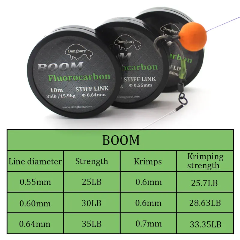 Super Stiff Fluorocarbon Hooklink - Carp Fishing Line Carp Line