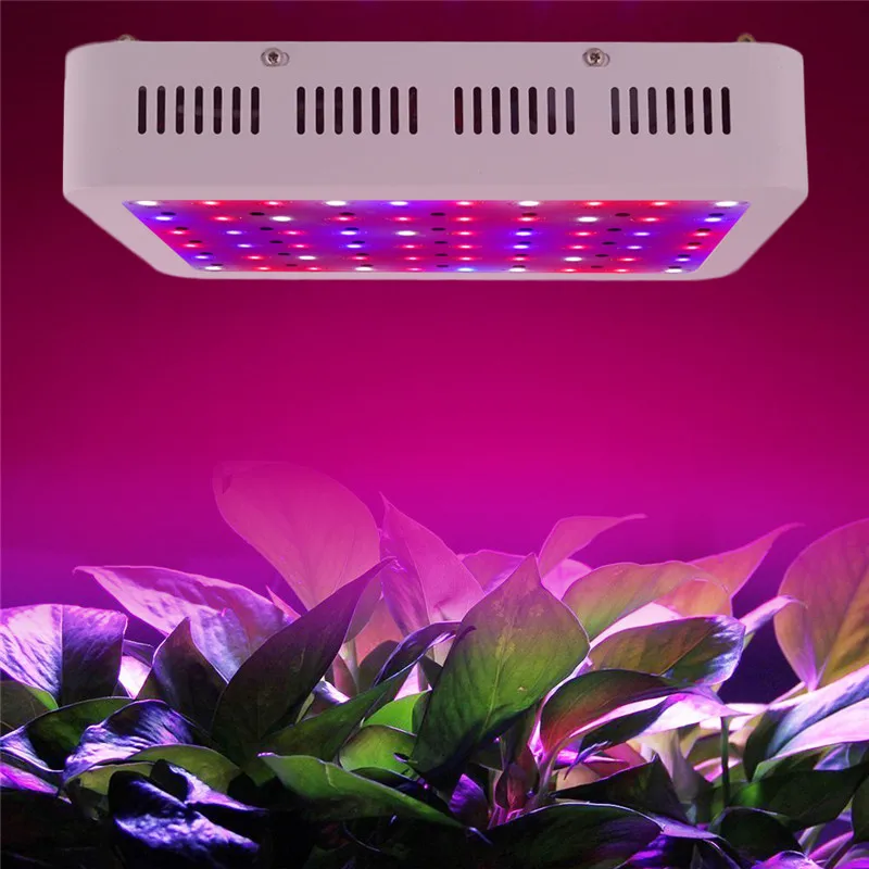 LVJING 300 Вт 600 Вт Светодиодный светильник для выращивания растений, панель для выращивания гидропоники, полный спектр для овощей, цветов