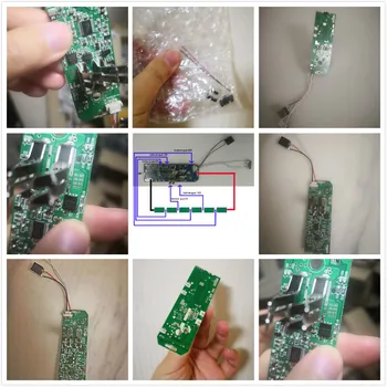 

BMS Battery Protection Board PCB Board for Dyson V6 With Charge socket and Switches