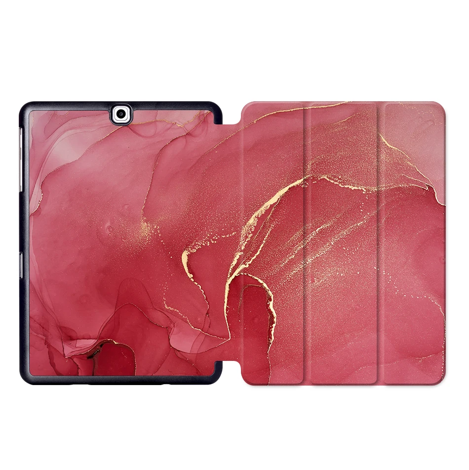 MTT мрамор из искусственной кожи чехол для samsung Galaxy Tab S2 9,7 ''SM-T810 T815 T813 T819 Флип Стенд Смарт чехол для планшета Авто Режим сна/пробуждения - Цвет: SS03