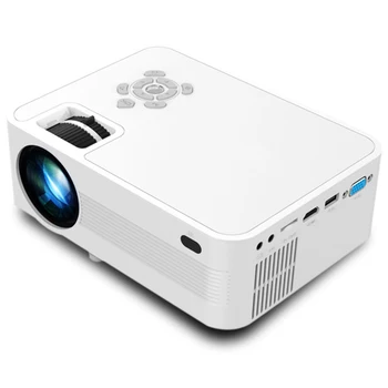 

JVP600 Portable Home 1080P HD Projector LED Projector Projector System Media Player Cinema 3D TV US Plug