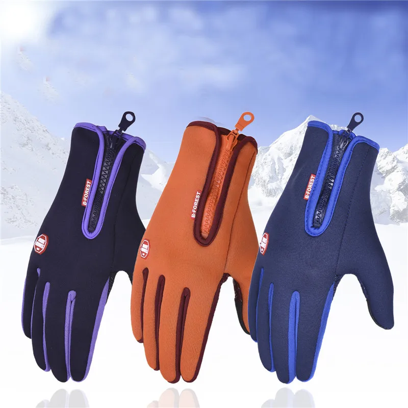 Heated Ski Gloves Men Winter Warm Skiing Gloves Waterproof Touch Screen Snow Glove Windproof Skiing Snowboarding Unisex Narty