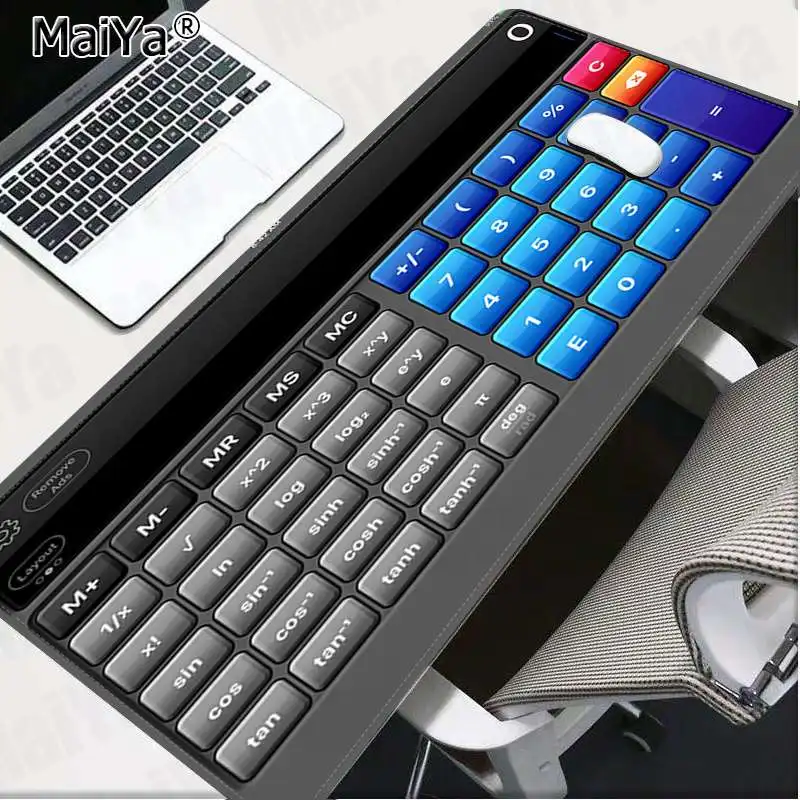 Lock Edge 30x80cm Maiya высокое качество калькулятор узор Блокировка края коврик для мыши игра большой коврик для мыши клавиатуры коврик - Цвет: Lock Edge 30x80cm