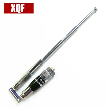 

XQF 10PCS Silver UHF 400-470MHz SMA-MX type Telescopic Antenna for Motorola GP68 GP88 GP88s CP200 HT750 GP300 radio