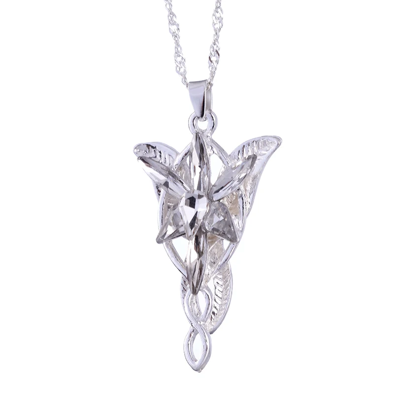 Мода Властелин Рин gs ожерелье Вечерняя звезда кулон ожерелье кристалл Сумеречная звезда кулон ожерелье женские ювелирные изделия