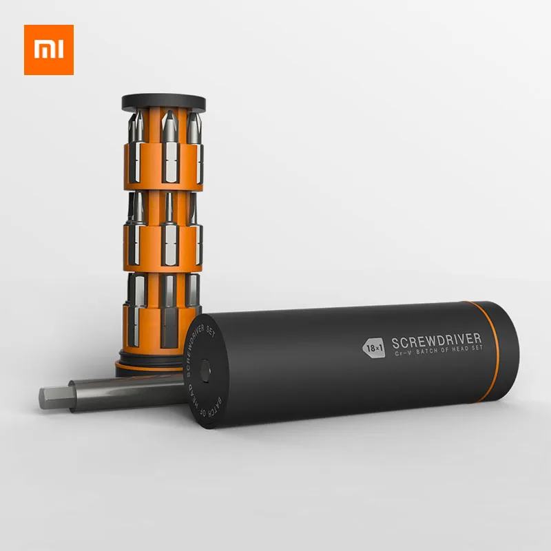 Новый Набор отверток Xiaomi Mijia 18 в 1 черный костюм тонких партий дизайн для хранения