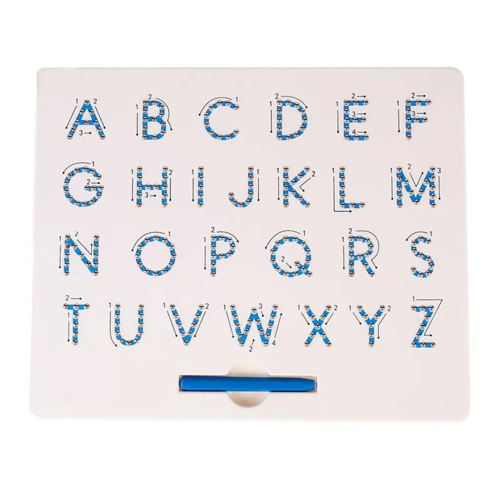 

Magnetic Lowercase Letter Board Puzzle Magnetic Board Magnetic Steel Ball Letter Board Early Education Tool
