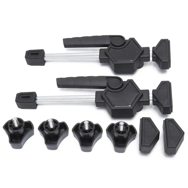 

Quick Ratchet Release Speed Squeeze Woodworking Clamp Spreader Gadget Clip Kit Opening Size Can Adjust According to Thickness
