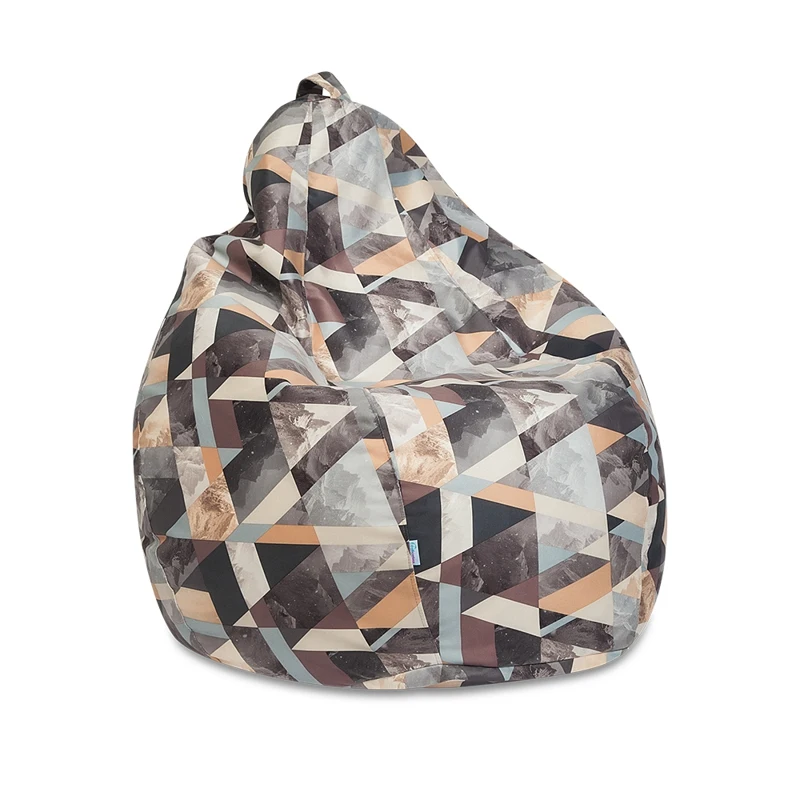  Lima-poof large Delicatex gray beige Large Bean Bag Sofa Lima Lounger Seat Chair Living Room Furnit