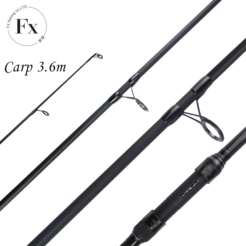 

FX Navigator 4 Section Carp Fishing Rod Spinning Hard Pole Surf Rod Throwing Shot High Carbon 3.0LBS 3.6m 80 - 160M Stream 95cm
