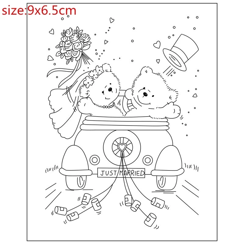 Christmas animals Transparent Silikon Stempel/Dichtung DIY scrapbooking foto album Dekorative stempel bl&auml;tter Bea stickers scrapbooking supplies scrapbooking paper embossing stamps journal tools set scrapbook paper organizer