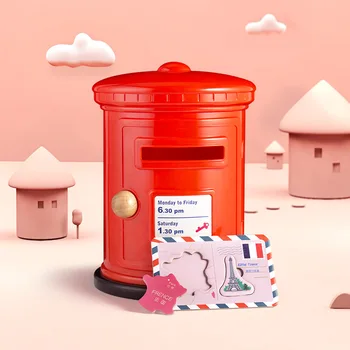 

Travels 20 Countries Children's Mailbox Cognitive Learning Postbox Postcard Early Teaching toys for children Gifts for Children