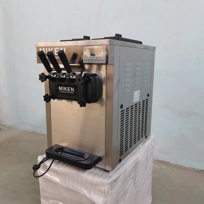 

Desktop 3 Mixed Flavours Soft Serve Ice Cream Machine Ice Cream Maker Ice Cream Machine
