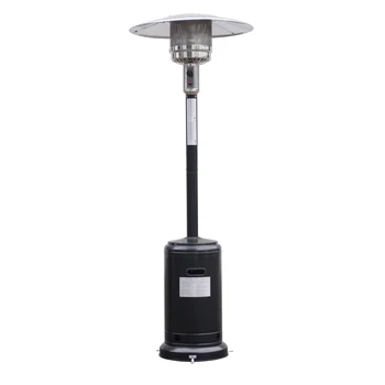 

Costway Steel Outdoor Patio Heater Propane Lp Gas W/accessories (Black)
