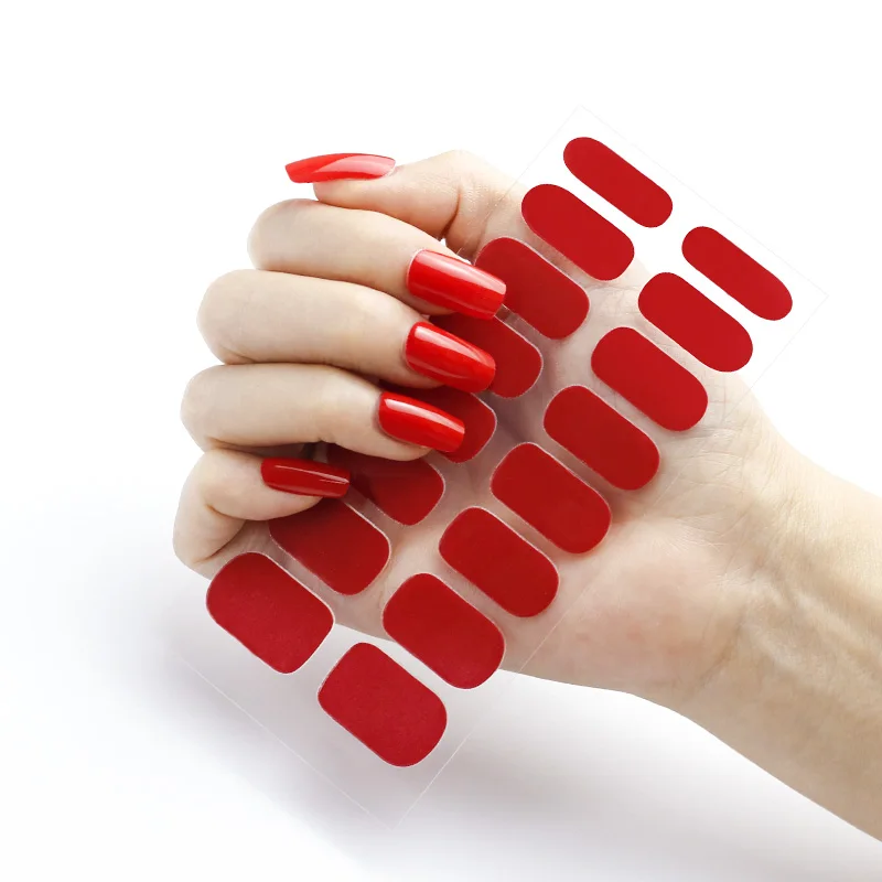 Nail Stickers Nail Art Decoration Nail Decals New Year Nail Wrap DIY Decals Plain Decor Stickers Nail Art Sticker Set Minimalist Strip Christmas Sticker