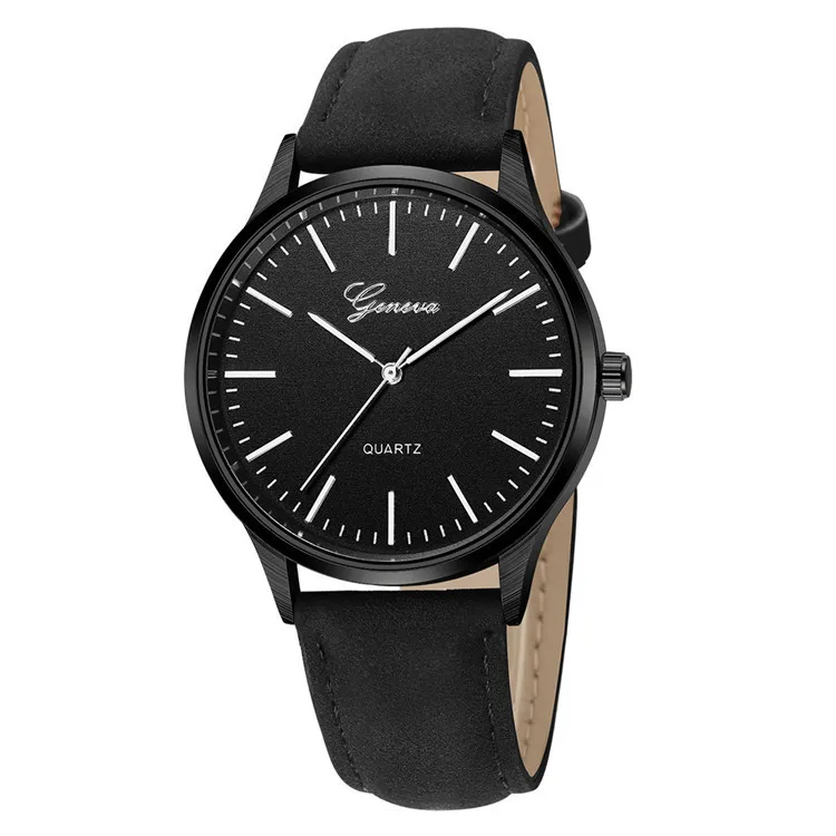 

AliExpress Hot Sales Men-Style Minimalist Style Leather Belt Quartz Watch Students Watch Wrist Watch