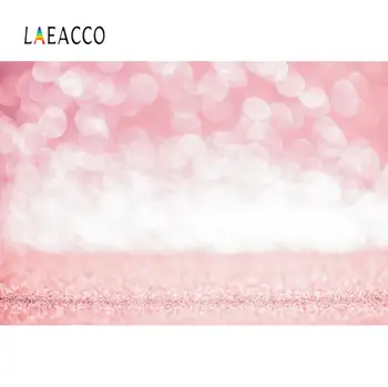 

Laeacco Pink Dreamy Polka Dots Light Bokeh Romantic Love Birthday Baby Newborn Photo Background Photography Backdrop Photocall