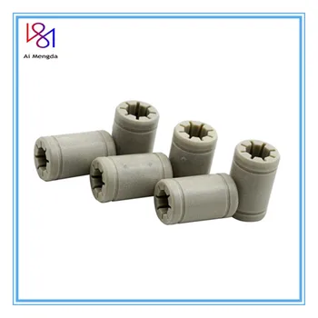 

6pcs/lot Plastic Gray LM8UU 8 mm Linear Bearing Same As RJ4JP-01-08 RJ4JP for Anet A8 Prusa i3 3D Printer