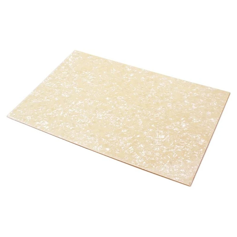 

Acoustic Guitar Pickguard Scratch Plate Sheet Materials DIY Guitar Self Adhesive Backplate Sheet Accessory 44 x 29cm